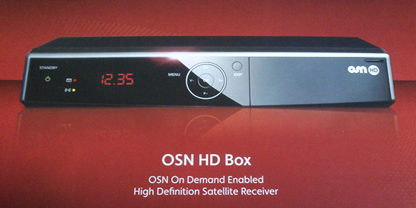 OSN HD Box. OSN on Demand Enabled. High Definition Satellite Receiver