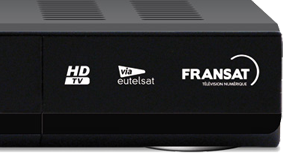 Détail récepteur numérique HD labellisé Fransat (Globsat GS200). Détail récepteur numérique HD labellisé Fransat (Globsat GS200).