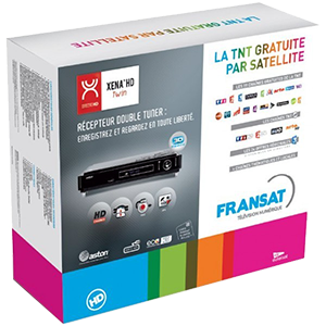 Récepteur Décodeur TV satellite DSR3331F Connect TNT HD, VOD, WIFI